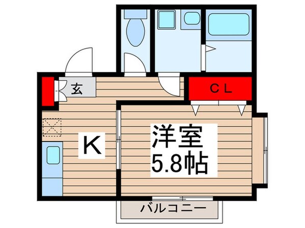 ア－デル大里の物件間取画像